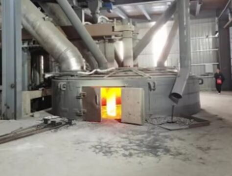 Large Capacity Submerged Arc Furnace for Heavy Duty Metal Processing / High Load Furnace for Industrial Metallurgy