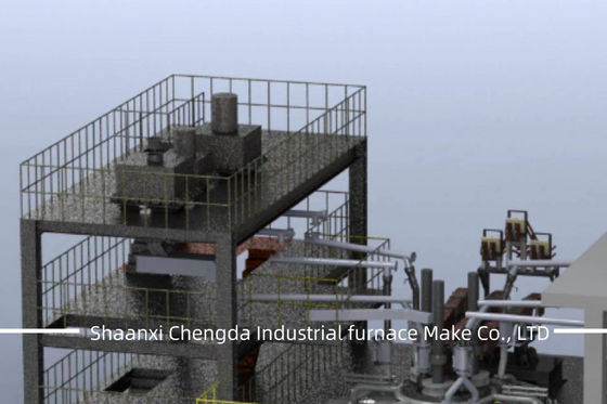 Ausrüstung für elektrische Öfen zur dreigleisigen Katalysatorbehandlung