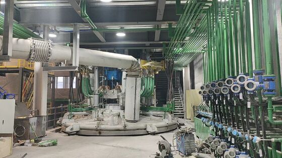 Flugasche-Steinwolle-Elektroofen