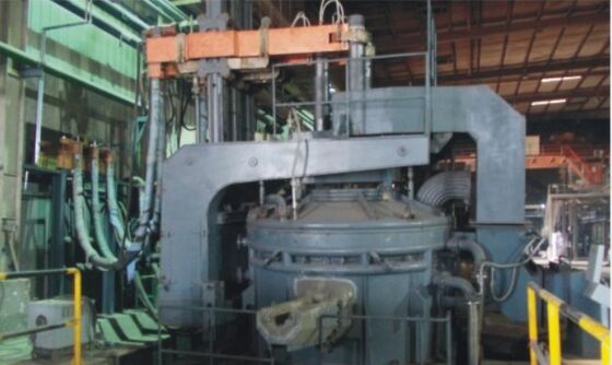 Vollwassergekühlter elektrischer Bogenofen