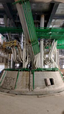 10000 KVA Mittel-Niedrigkohlenstoff-Ferromangan-Raffinationsofen mit Unterwasserbogen-Schmelztechnologie